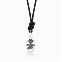 Pendente Le Bebé Donna I Pavè in Oro bianco Diamante LBB081